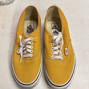 Vans women Bright Yellow Canvas Sneakers